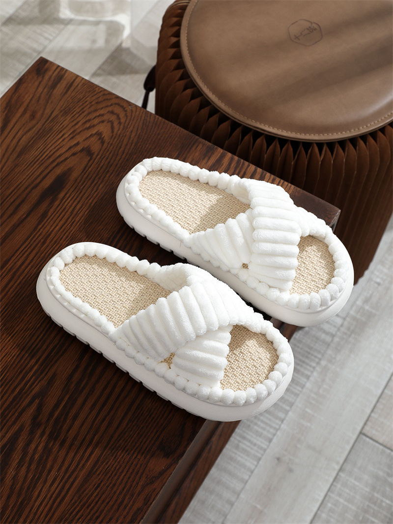 Pantofole Casa Open-Toe Fascia Incrociata