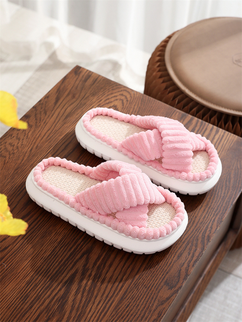 Pantofole Casa Open-Toe Fascia Incrociata